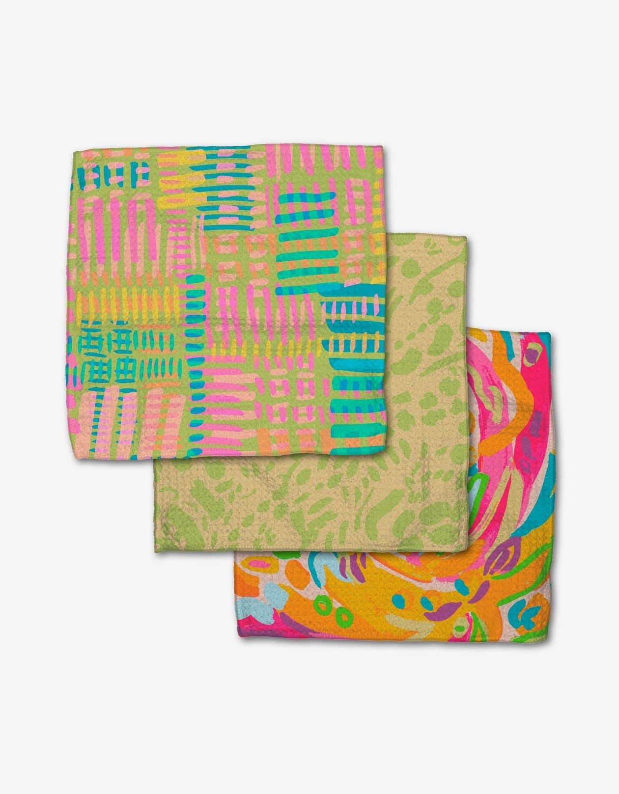 GEOMETRY: Dishcloth Set-Positive Vibes-11- Gift/Home-Geometry-Usher & Co - Women's Boutique Located in Atoka, OK and Durant, OK