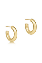 enewton: Round Gold .5" Hoop-Earrings-ENEWTON-Usher & Co - Women's Boutique Located in Atoka, OK and Durant, OK