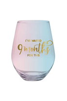 Jumbo Wine Glass-Waited 9 Months-11- Gift/Home-Slant-Usher & Co - Women's Boutique Located in Atoka, OK and Durant, OK