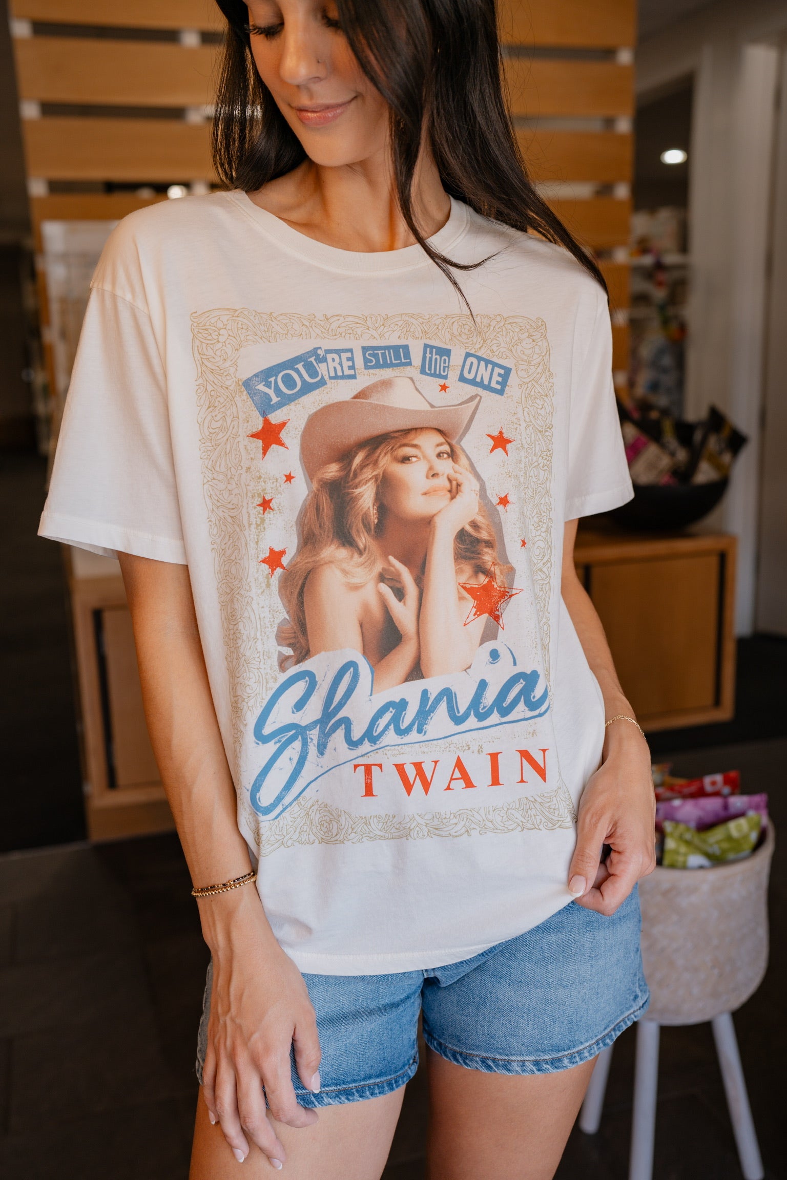 DAYDREAMER: Shania Still The One-Graphic Tees-DAYDREAMER-Usher & Co - Women's Boutique Located in Atoka, OK and Durant, OK