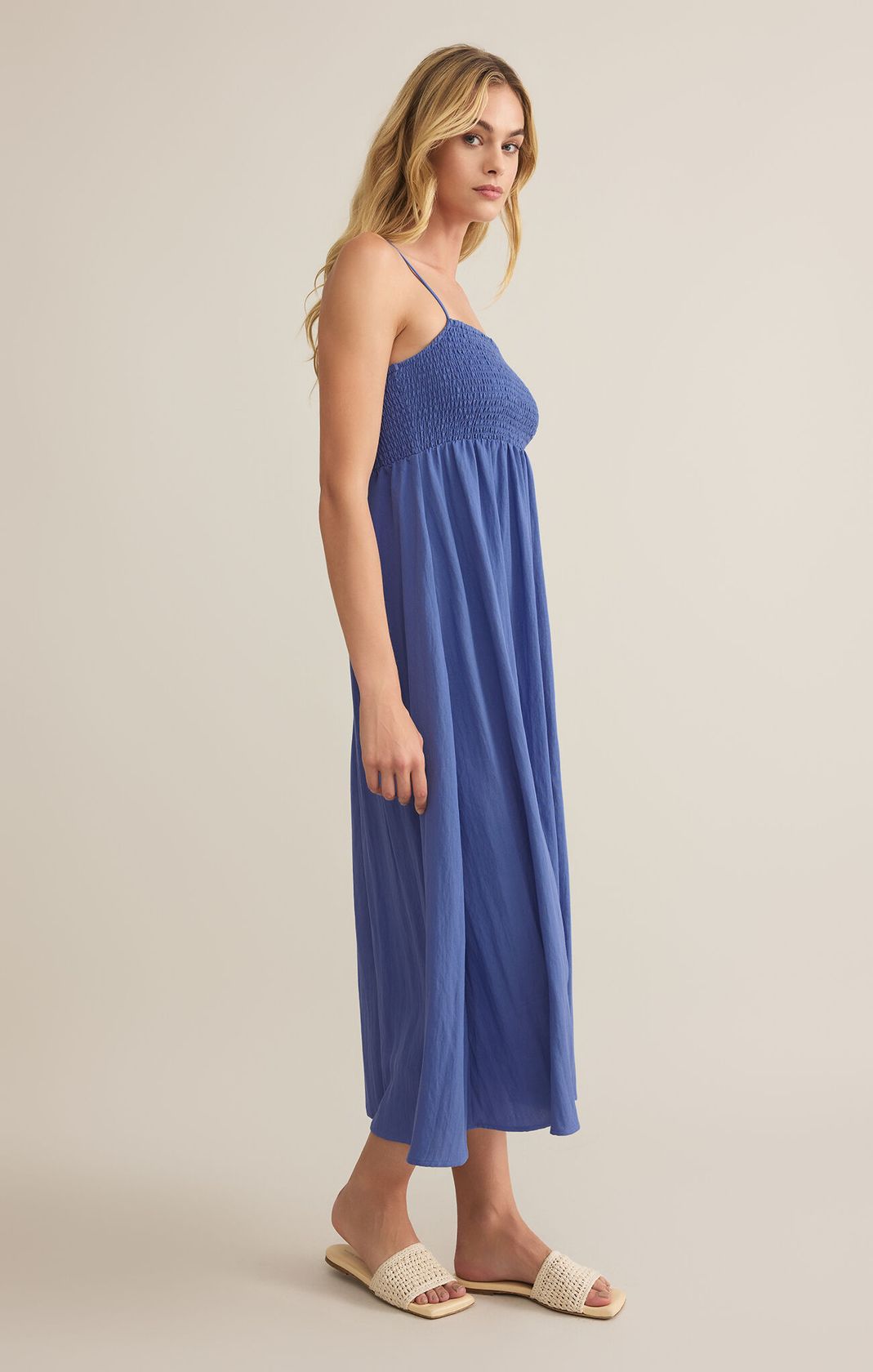 Z SUPPLY: Beachside Midi Dress-6- Dress/Romp/Jump-Z SUPPLY-Usher & Co - Women's Boutique Located in Atoka, OK and Durant, OK