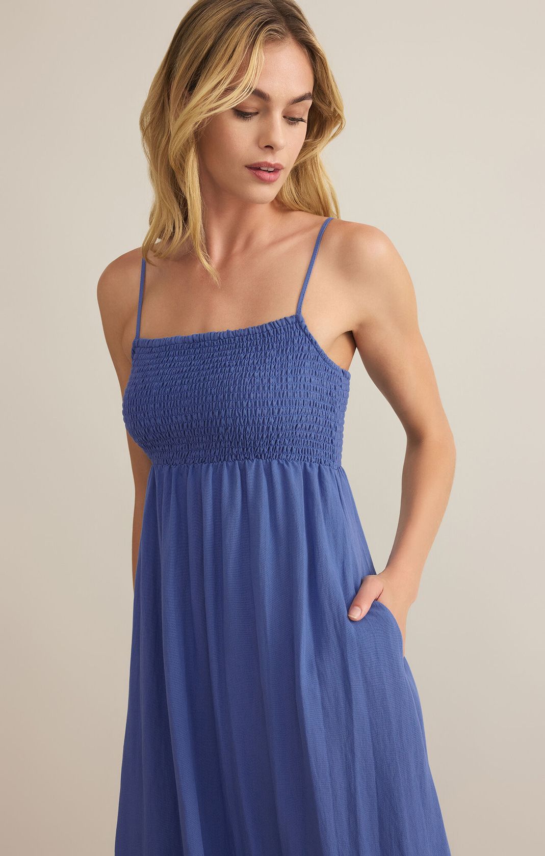 Z SUPPLY: Beachside Midi Dress-6- Dress/Romp/Jump-Z SUPPLY-Usher & Co - Women's Boutique Located in Atoka, OK and Durant, OK