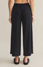 Z SUPPLY: Scout Jersey Flare Pant-Black-4- Bottoms-Z SUPPLY-Usher & Co - Women's Boutique Located in Atoka, OK and Durant, OK