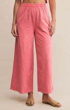 Z SUPPLY: Scout Jersey Flare Pant-Sunset Pink-4- Bottoms-Z SUPPLY-Usher & Co - Women's Boutique Located in Atoka, OK and Durant, OK