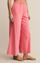 Z SUPPLY: Scout Jersey Flare Pant-Sunset Pink-4- Bottoms-Z SUPPLY-Usher & Co - Women's Boutique Located in Atoka, OK and Durant, OK