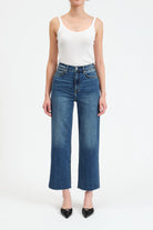 DAZE- Pleaser High Rise Wide Ankle-Uptown-Jeans-DAZE-Usher & Co - Women's Boutique Located in Atoka, OK and Durant, OK