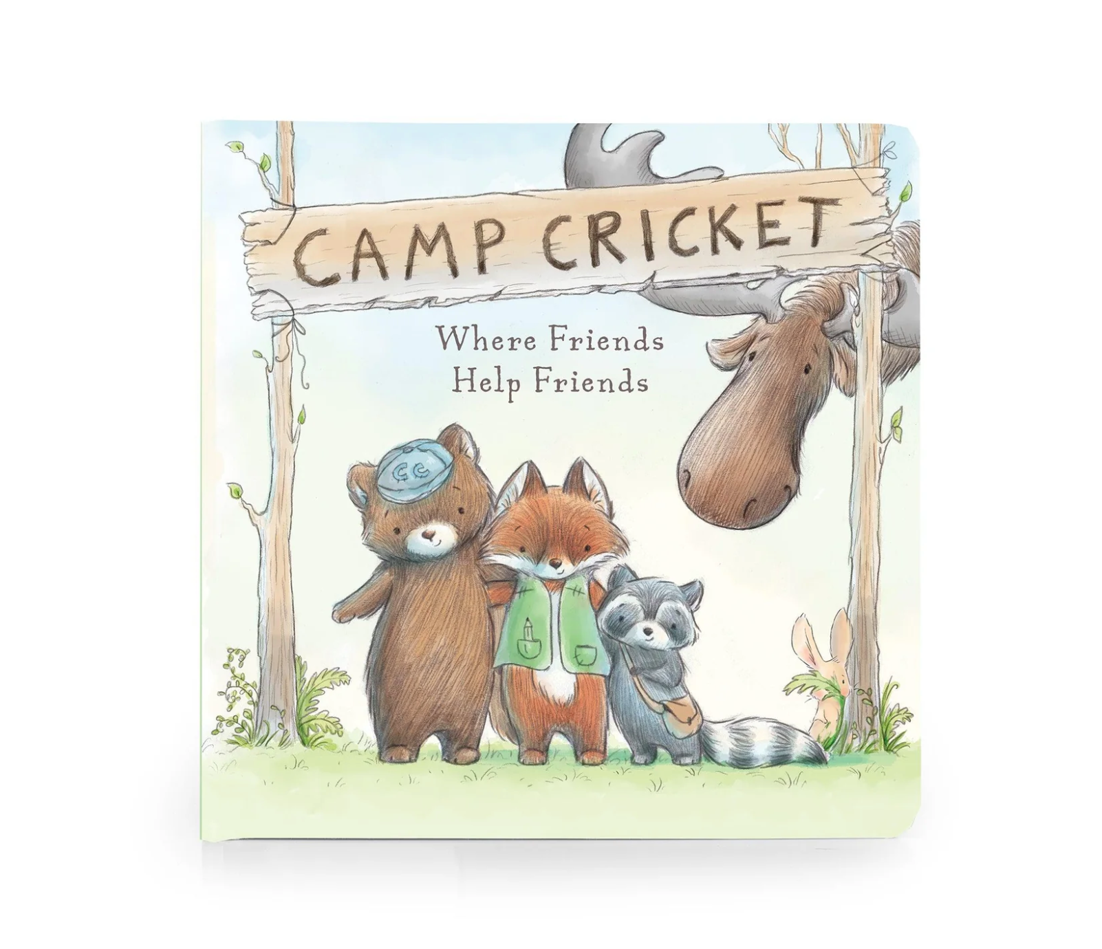 Camp Cricket Board Book-12- Baby/Kids-Bunnies By The Bay-Usher & Co - Women's Boutique Located in Atoka, OK and Durant, OK