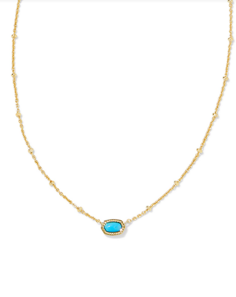 Kendra Scott: Mini Elisa-Gold-Necklaces-Kendra Scott-Usher & Co - Women's Boutique Located in Atoka, OK and Durant, OK