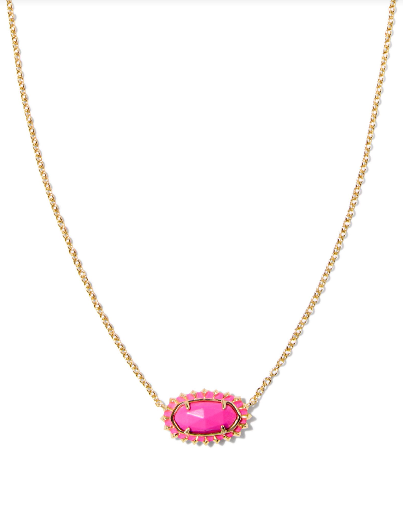 Kendra Scott: Elisa Color Burst Necklace-Gold-7- Jewelry-Kendra Scott-Usher & Co - Women's Boutique Located in Atoka, OK and Durant, OK