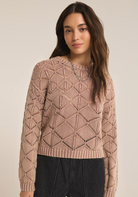 Z Supply: Rossio Pullover Sweater-Latte-1- Tops-Z SUPPLY-Usher & Co - Women's Boutique Located in Atoka, OK and Durant, OK