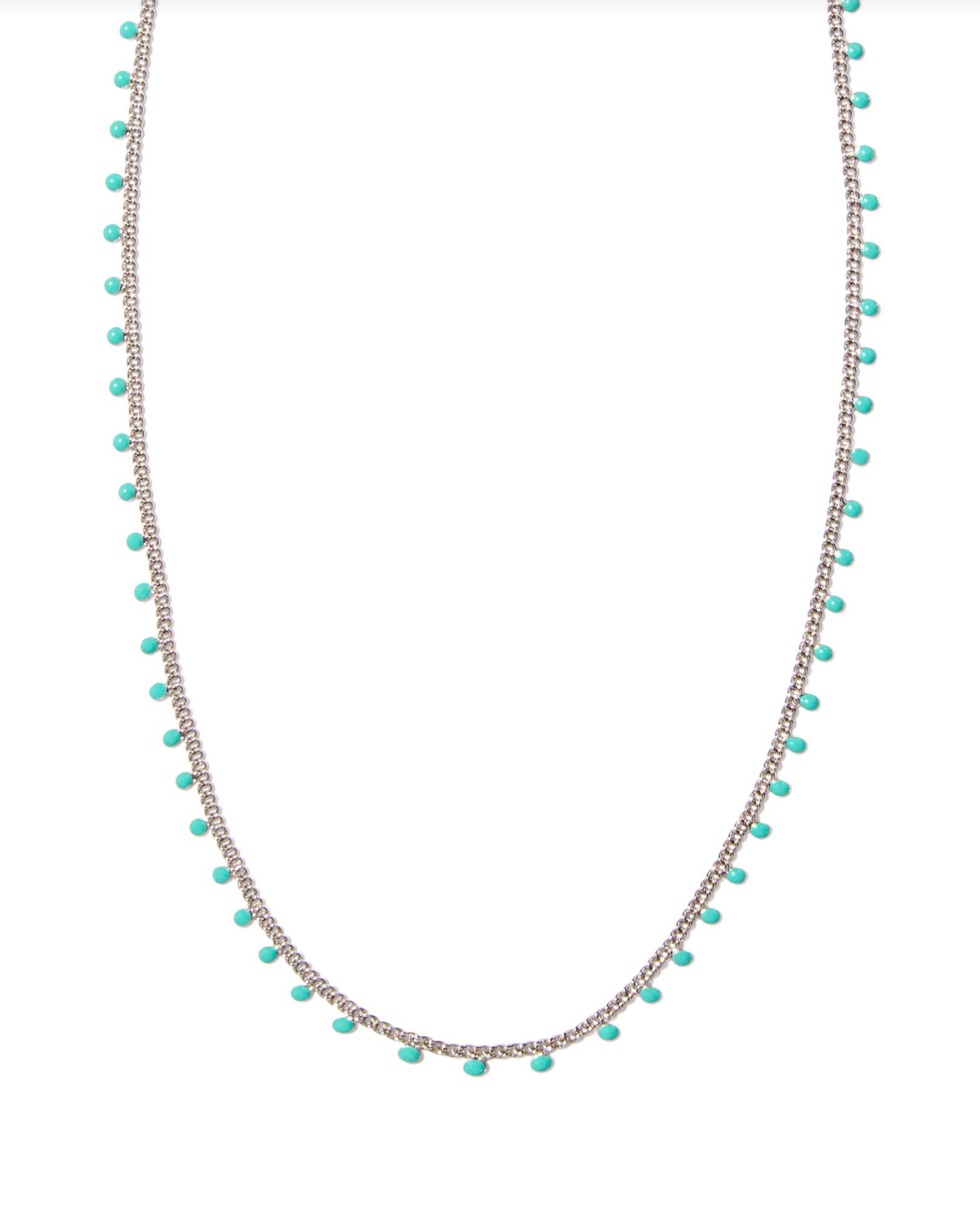 Kendra Scott: Kelsey Strand Necklace-Silver-7- Jewelry-Kendra Scott-Usher & Co - Women's Boutique Located in Atoka, OK and Durant, OK