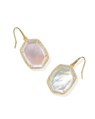 Kendra Scott: Daphne Pave Framed Earring-Gold-Earrings-Kendra Scott-Usher & Co - Women's Boutique Located in Atoka, OK and Durant, OK