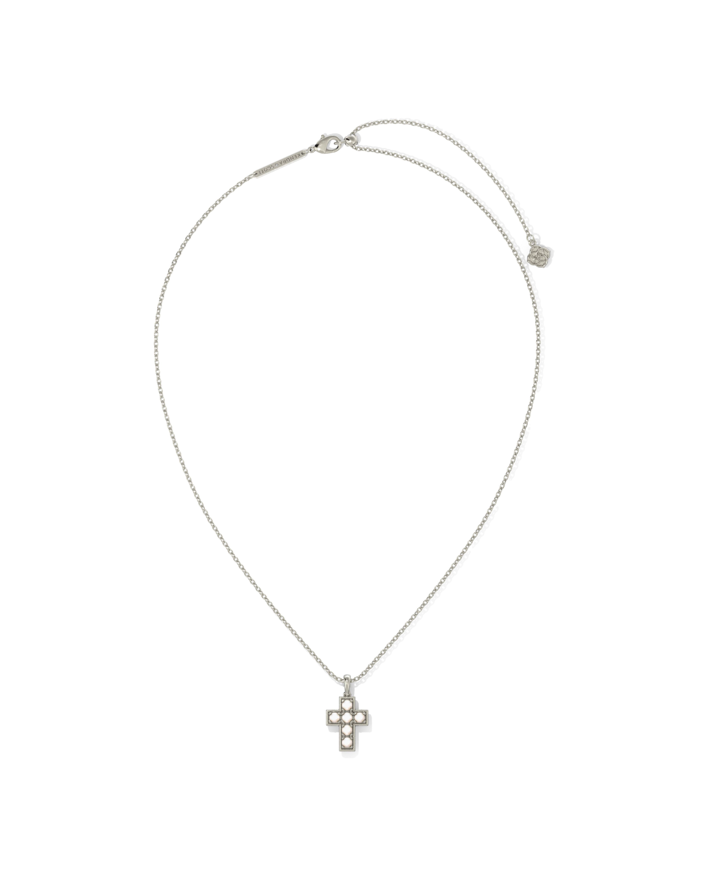 Kendra Scott: Pearl Cross Necklace-7- Jewelry-Kendra Scott-Usher & Co - Women's Boutique Located in Atoka, OK and Durant, OK