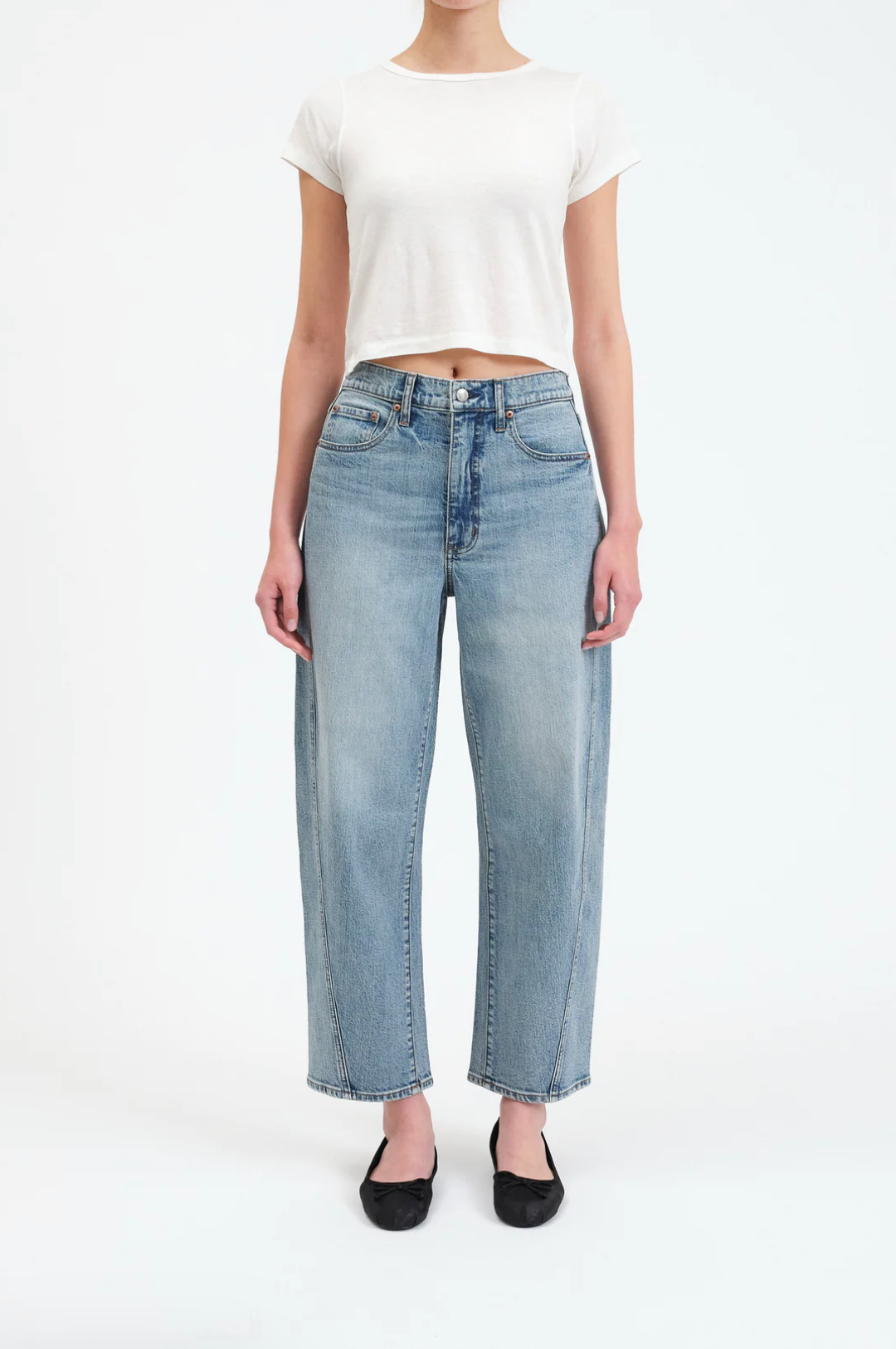 DAZE: Westward Barrel Jeans-Blur-5- Denim-DAZE-Usher & Co - Women's Boutique Located in Atoka, OK and Durant, OK