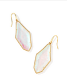 Kendra Scott: Evelyn Earrings-Gold Rock Crystal Dichroic Glass-7- Jewelry-Kendra Scott-Usher & Co - Women's Boutique Located in Atoka, OK and Durant, OK