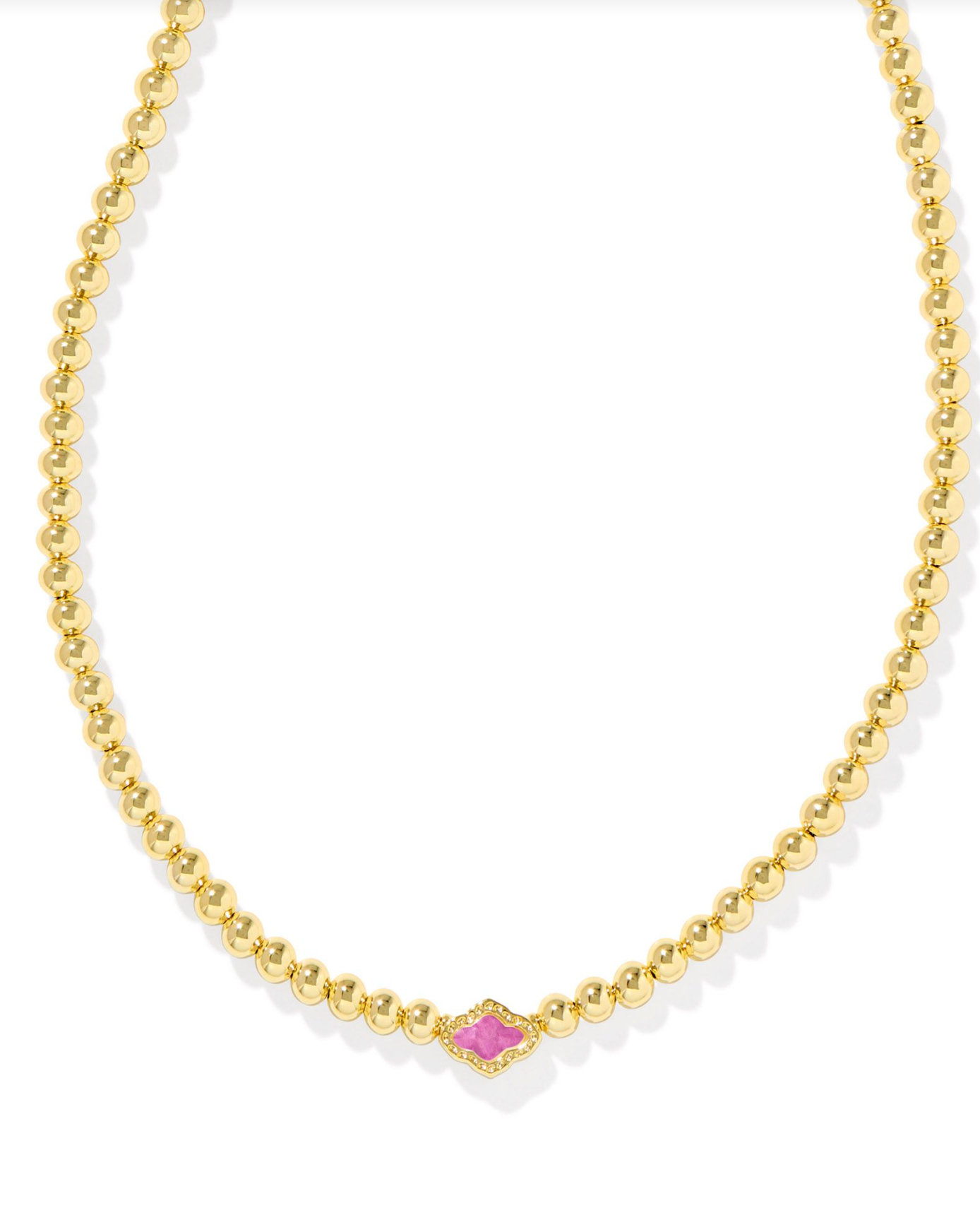 Kendra Scott: Abbie Beaded Necklace-Gold-Necklaces-Kendra Scott-Usher & Co - Women's Boutique Located in Atoka, OK and Durant, OK