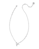 Kendra Scott: Pearl Letter Necklace-Silver-7- Jewelry-Kendra Scott-Usher & Co - Women's Boutique Located in Atoka, OK and Durant, OK