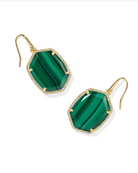 Kendra Scott: Daphne Pave Framed Earring-Gold-Earrings-Kendra Scott-Usher & Co - Women's Boutique Located in Atoka, OK and Durant, OK