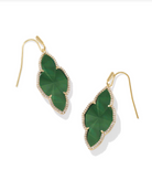 Kendra Scott: Abbie Pave Drop Earrings-Gold-7- Jewelry-Kendra Scott-Usher & Co - Women's Boutique Located in Atoka, OK and Durant, OK