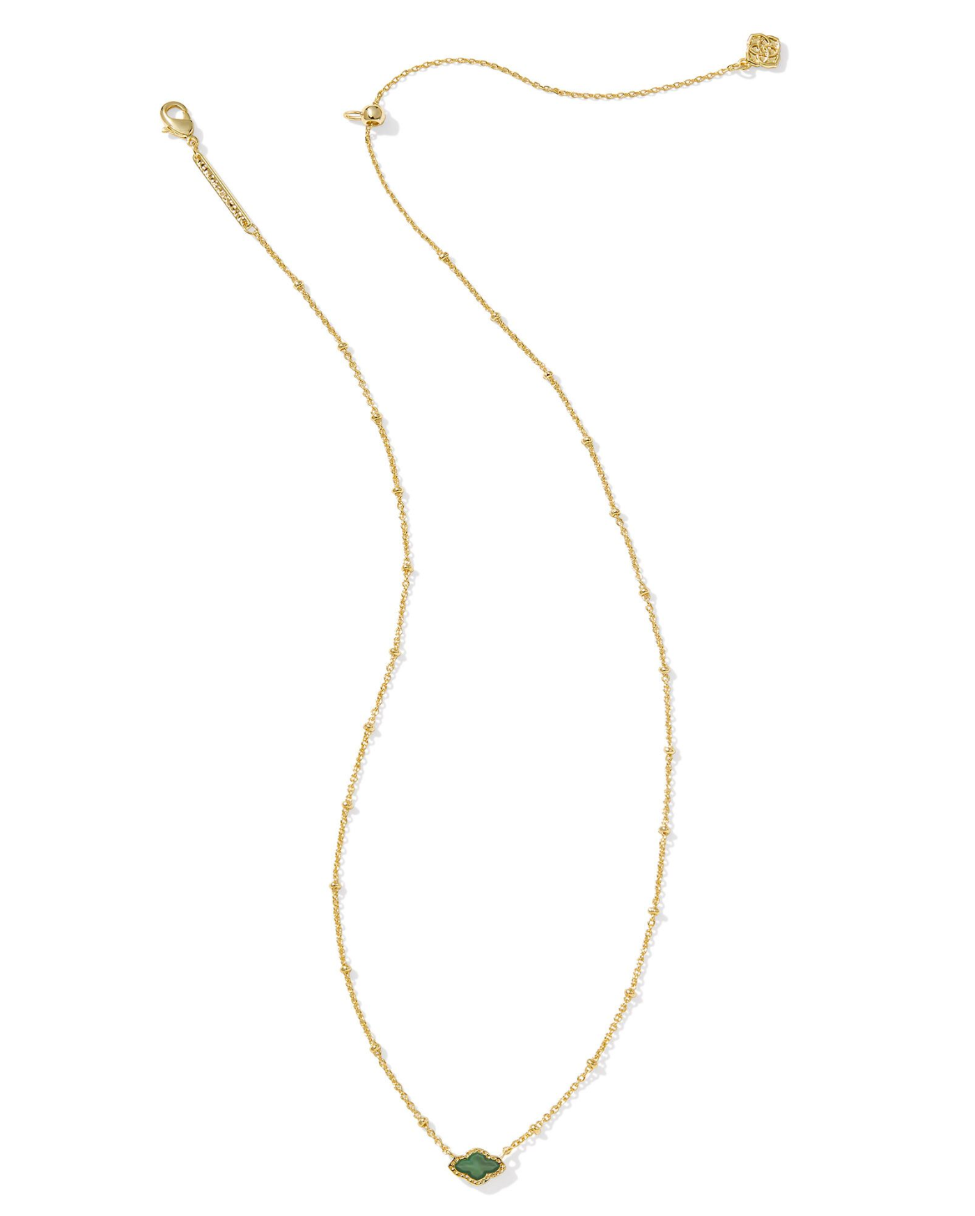 Kendra Scott: Mini Abbie Necklace-Gold-7- Jewelry-Kendra Scott-Usher & Co - Women's Boutique Located in Atoka, OK and Durant, OK