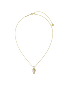 Kendra Scott: Pearl Cross Necklace-Necklaces-Kendra Scott-Usher & Co - Women's Boutique Located in Atoka, OK and Durant, OK