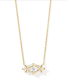 Kendra Scott: Lindy Rae Elisa Necklace-Gold-7- Jewelry-Kendra Scott-Usher & Co - Women's Boutique Located in Atoka, OK and Durant, OK