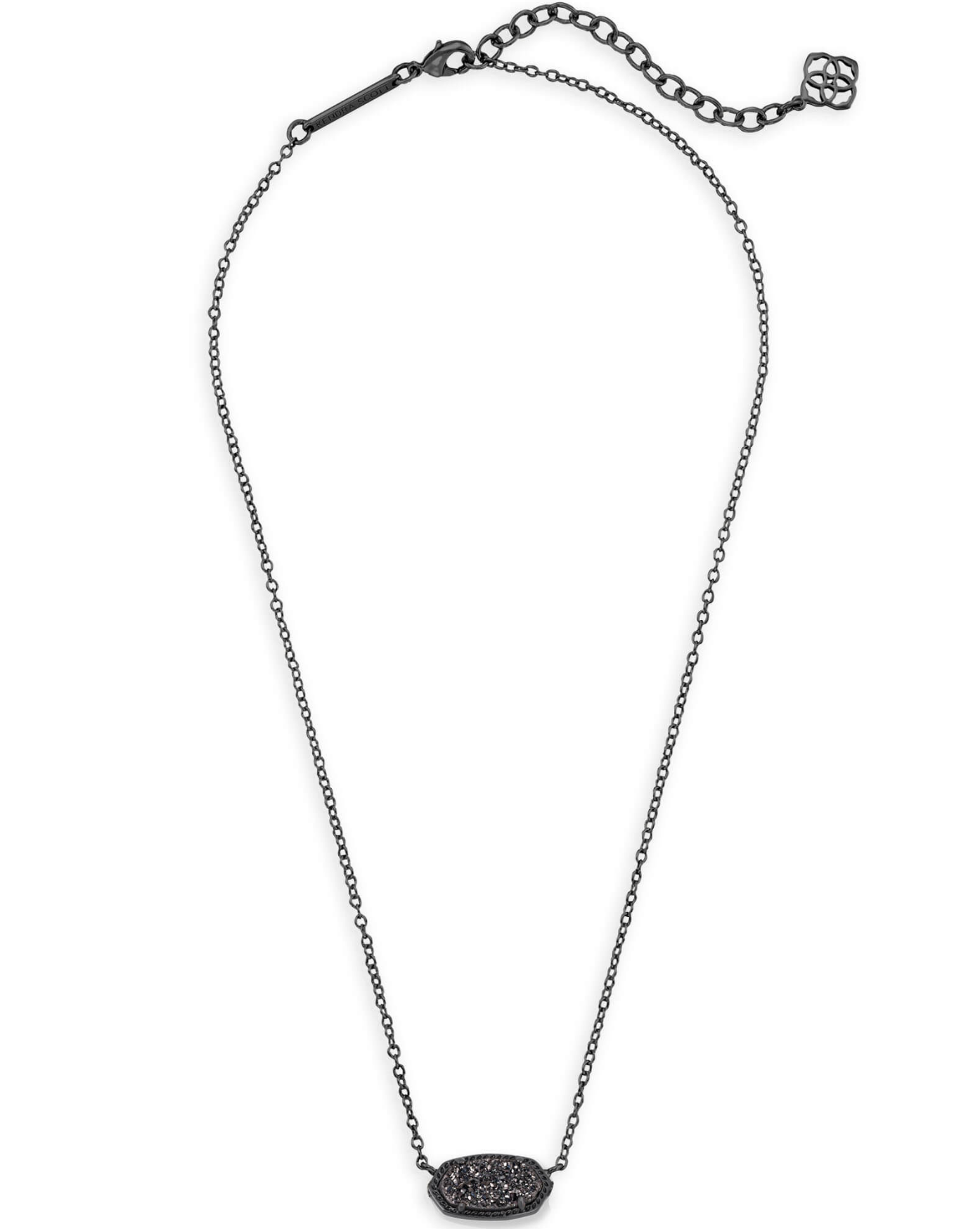 Kendra Scott: Elisa Necklace-Gunmetal-Necklaces-Kendra Scott-Usher & Co - Women's Boutique Located in Atoka, OK and Durant, OK