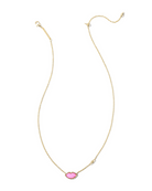 Kendra Scott: Lips Necklace-Pink Mother of Pearl-7- Jewelry-Kendra Scott-Usher & Co - Women's Boutique Located in Atoka, OK and Durant, OK