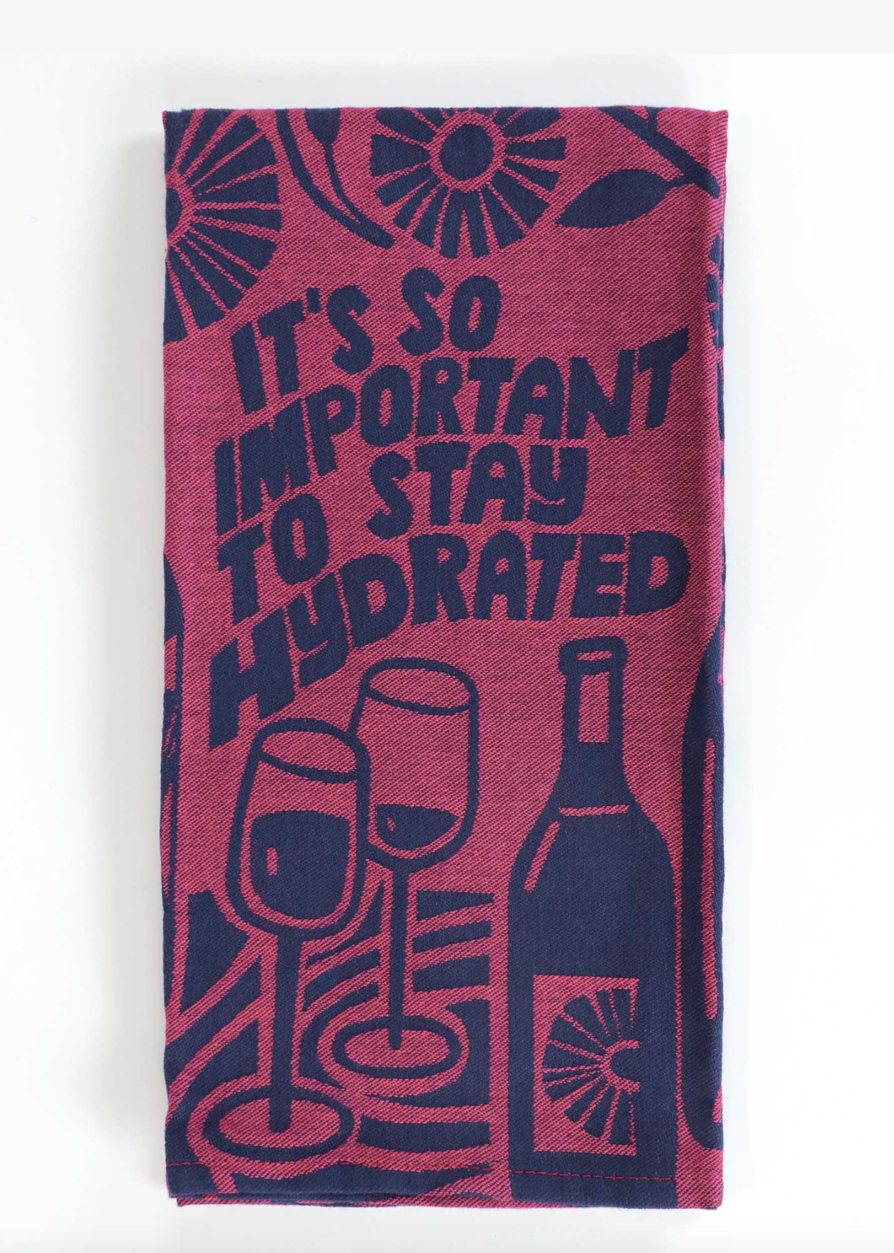 Stay Hydrated Dish Towel-11- Gift/Home-Blue Q-Usher & Co - Women's Boutique Located in Atoka, OK and Durant, OK