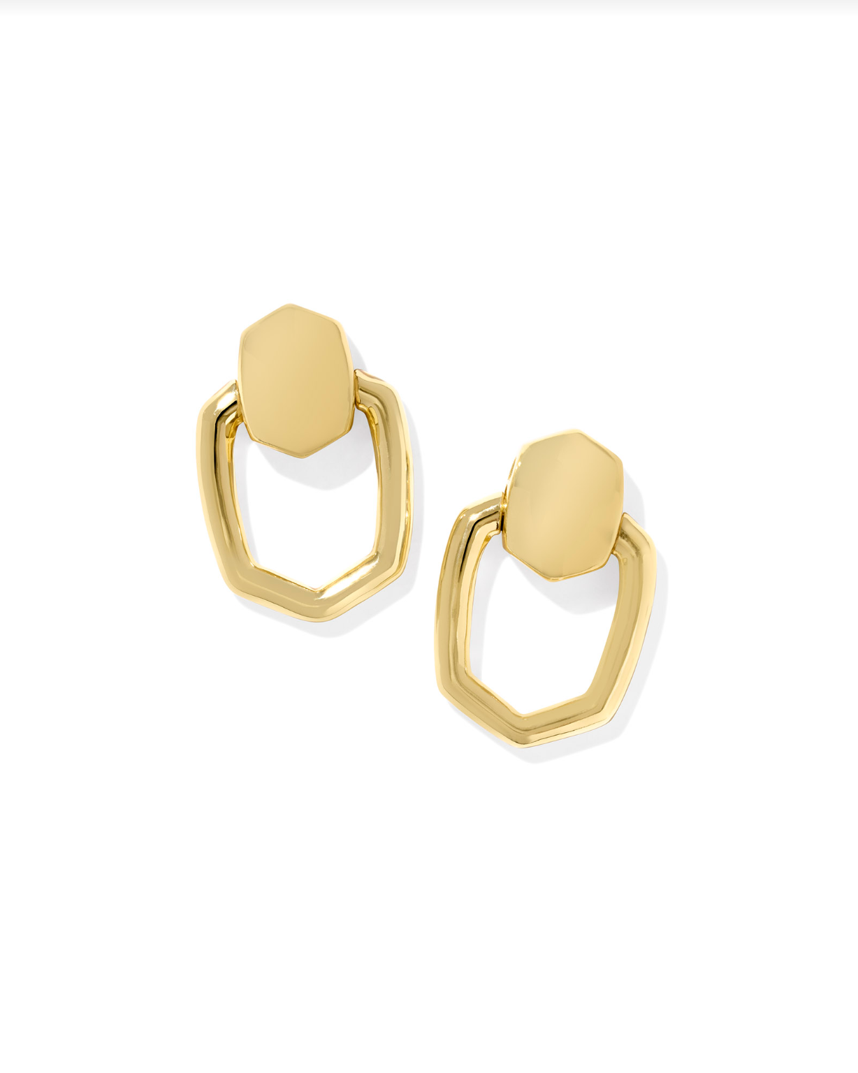 KENDRA SCOTT: Kaia Open Frame Earrings-Gold-7- Jewelry-KENDRA SCOTT-Usher & Co - Women's Boutique Located in Atoka, OK and Durant, OK