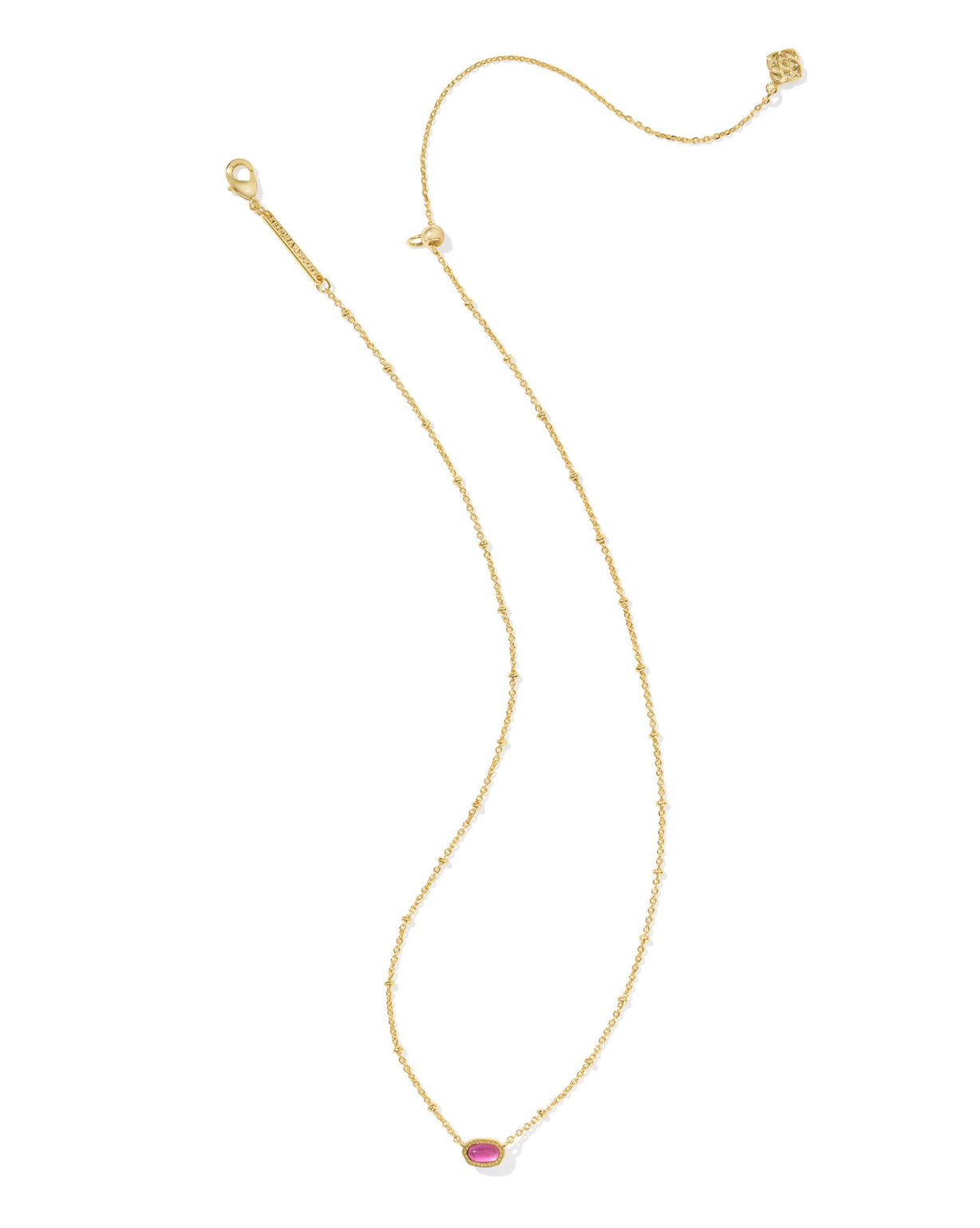 Kendra Scott: Mini Elisa Necklace-Gold Azalea Illusion-7- Jewelry-Kendra Scott-Usher & Co - Women's Boutique Located in Atoka, OK and Durant, OK