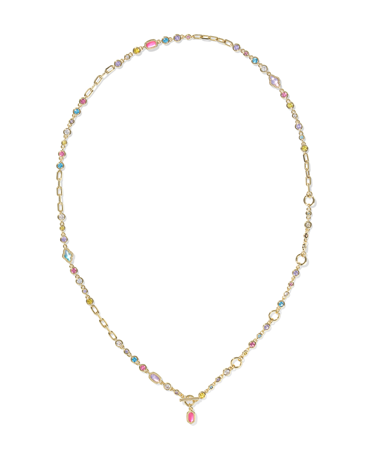 KENDRA SCOTT: Mini Elisa Abbie Strand Necklace-Gold Multi Mix-7- Jewelry-KENDRA SCOTT-Usher & Co - Women's Boutique Located in Atoka, OK and Durant, OK