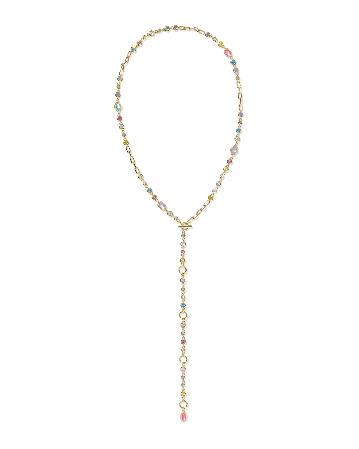 KENDRA SCOTT: Mini Elisa Abbie Strand Necklace-Gold Multi Mix-7- Jewelry-KENDRA SCOTT-Usher & Co - Women's Boutique Located in Atoka, OK and Durant, OK