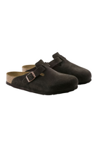 Birkenstock: Boston-Mocha Suede-9- Shoes-BIRKENSTOCK-Usher & Co - Women's Boutique Located in Atoka, OK and Durant, OK