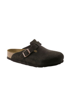 Birkenstock: Boston-Mocha Suede-9- Shoes-BIRKENSTOCK-Usher & Co - Women's Boutique Located in Atoka, OK and Durant, OK