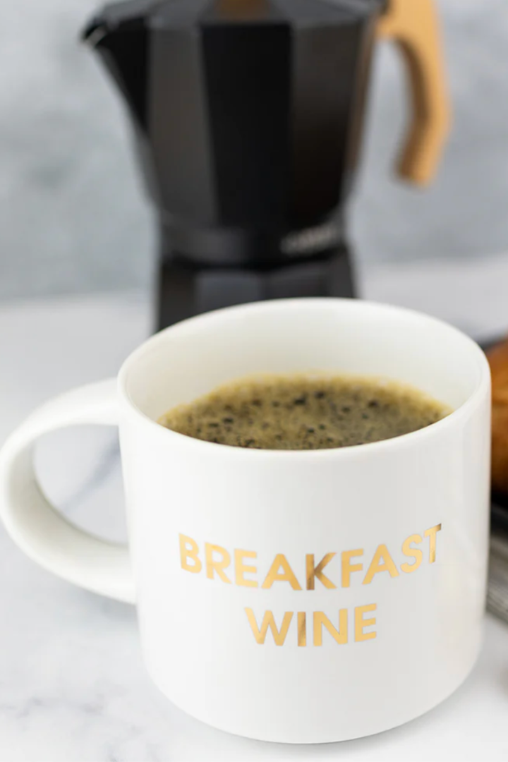 Breakfast Wine Mug-11- Gift/Home-Chez Gagne-Usher & Co - Women's Boutique Located in Atoka, OK and Durant, OK