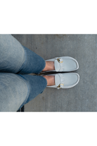 Birkenstock: Buckley Suede Embossed- Antique White-SHOES-BIRKENSTOCK-Usher & Co - Women's Boutique Located in Atoka, OK and Durant, OK