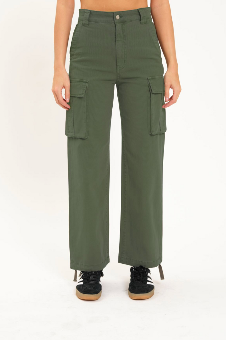 DAZE: Cadet Cargo-Grass-4- Bottoms-DAZE-Usher & Co - Women's Boutique Located in Atoka, OK and Durant, OK