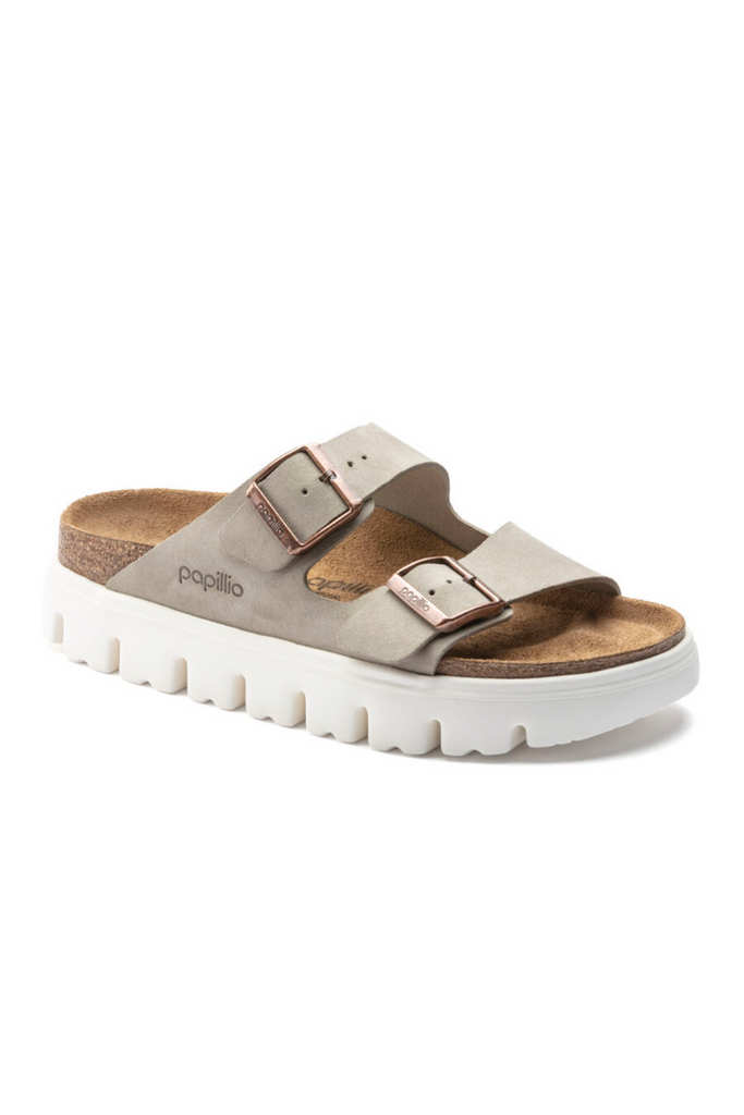 Birkenstock: Arizona Chunky Suede-Taupe-Shoes-Birkenstock-Usher & Co - Women's Boutique Located in Atoka, OK and Durant, OK