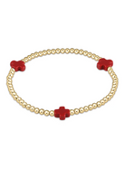 enewton: Signature Cross Gold Bracelet-3mm-7- Jewelry-ENEWTON-Usher & Co - Women's Boutique Located in Atoka, OK and Durant, OK