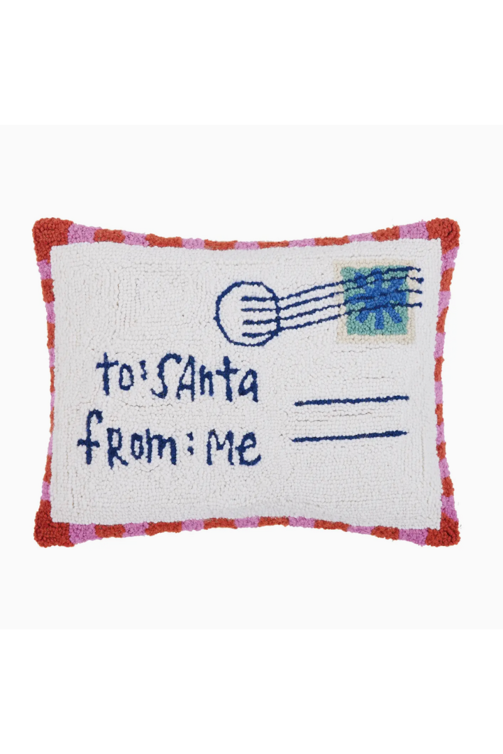 Dear Santa Pillow-Pillows/Throws-Peking Handicraft-Usher & Co - Women's Boutique Located in Atoka, OK and Durant, OK