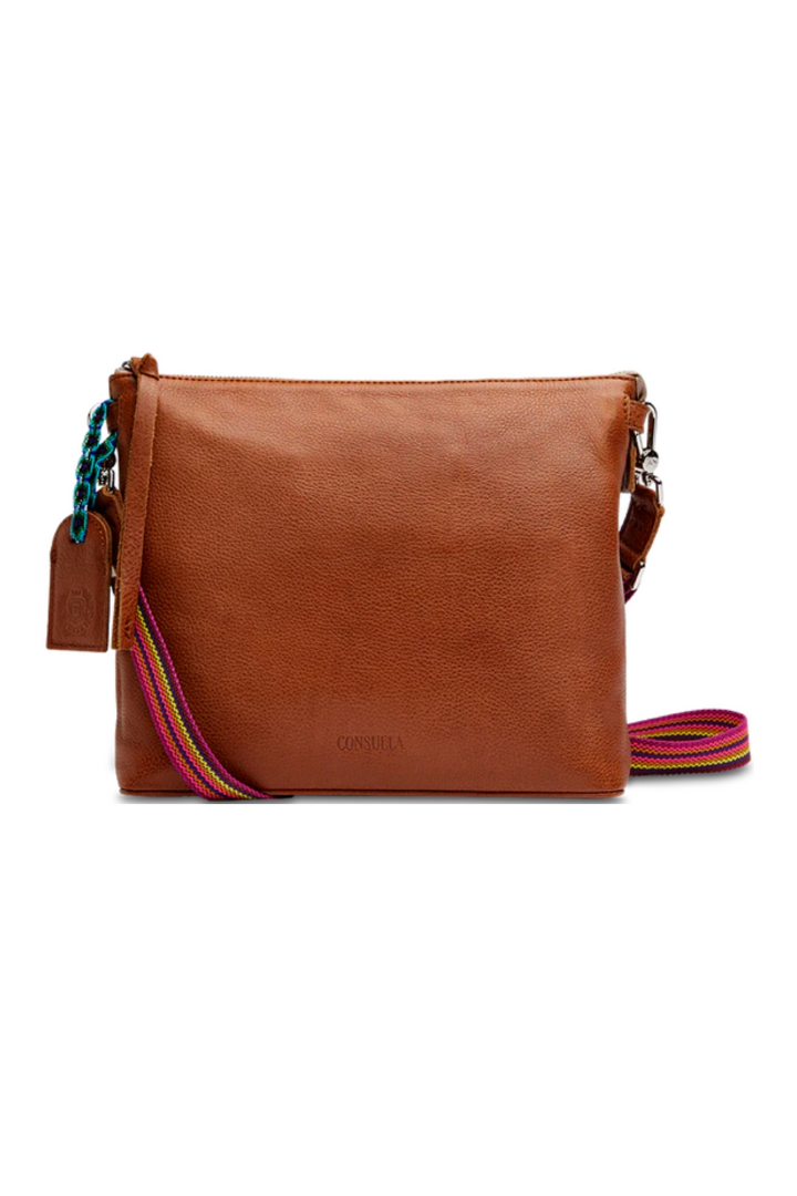 Consuela: Downtown Crossbody-Brandy – USHER & CO