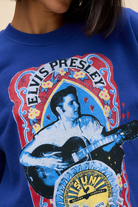 DAYDREAMER: Sun Records X Elvis Sing This Song Sweatshirt-1- Tops-DAYDREAMER-Usher & Co - Women's Boutique Located in Atoka, OK and Durant, OK