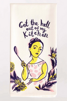 Get The Hell Out Dish Towel-11- Gift/Home-Blue Q-Usher & Co - Women's Boutique Located in Atoka, OK and Durant, OK