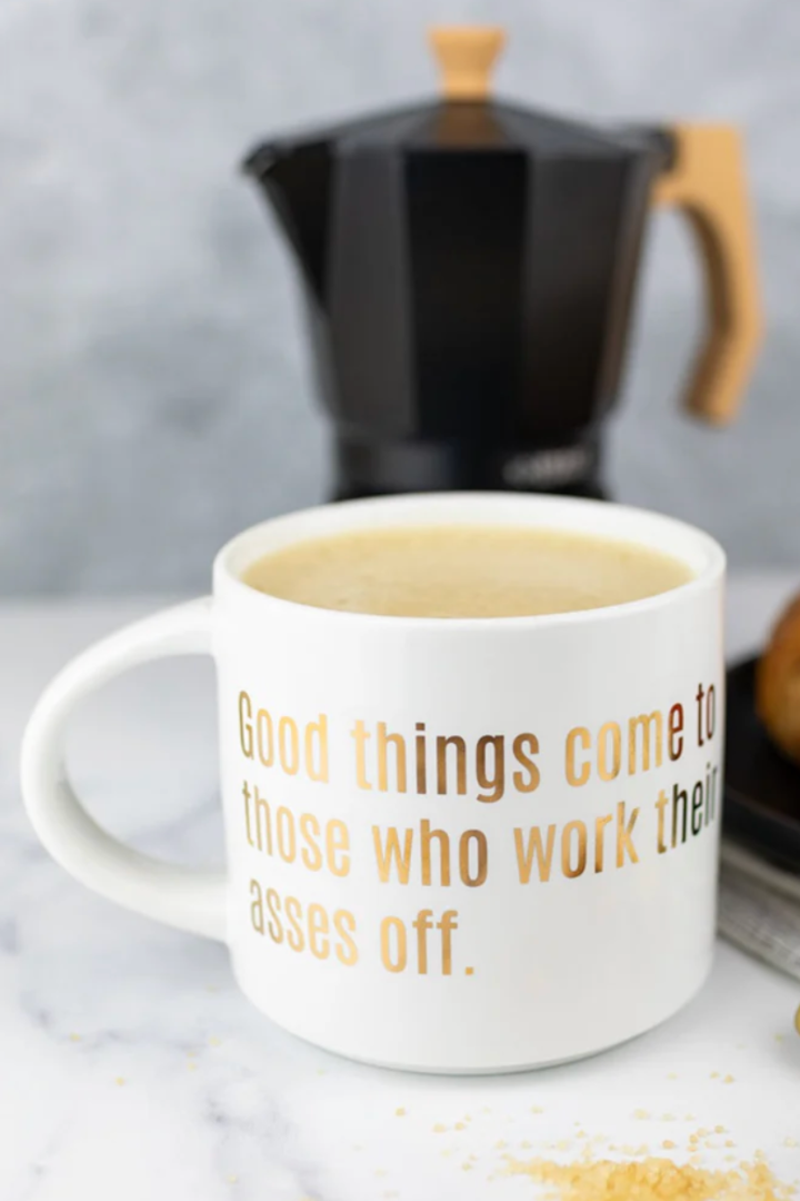 Good Things Come Mug-11- Gift/Home-Chez Gagne-Usher & Co - Women's Boutique Located in Atoka, OK and Durant, OK