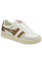 Gola: Grandslam Sneakers-White/Brown Sugar/Dusty Rose-9- Shoes-Gola-Usher & Co - Women's Boutique Located in Atoka, OK and Durant, OK