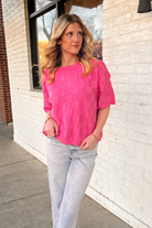 High Roller Sweater-Pink-1- Tops-VINE & LOVE-Usher & Co - Women's Boutique Located in Atoka, OK and Durant, OK