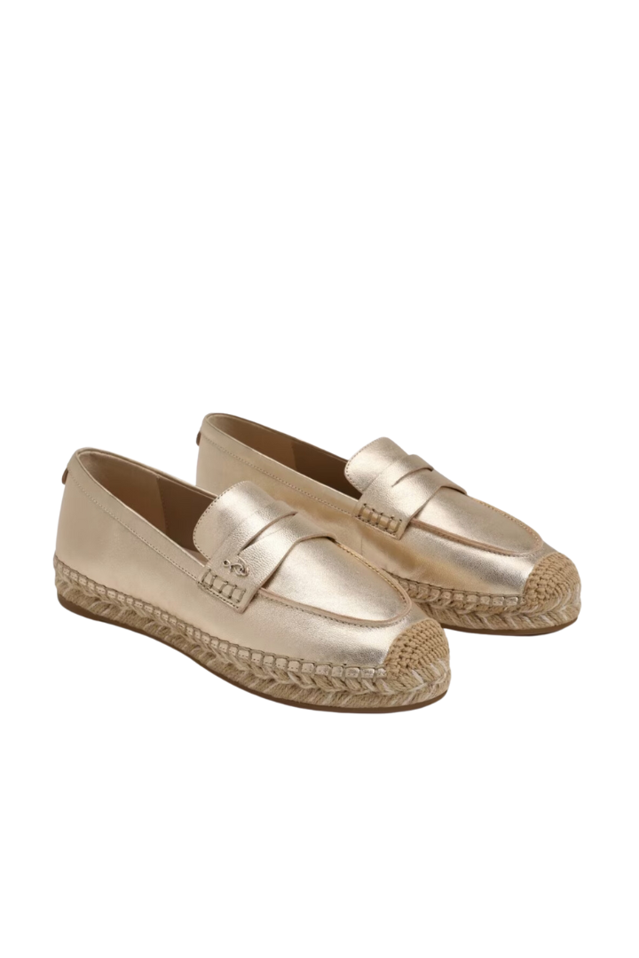 Sam Edelman: Kai Espadrille-Gold Leaf-Shoes-Sam Edelman-Usher & Co - Women's Boutique Located in Atoka, OK and Durant, OK