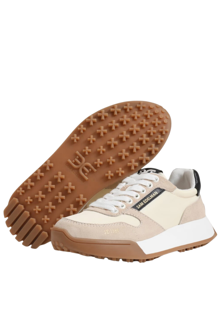 Sam Edelman: Layla Sneaker-Cream Multi-9- Shoes-Sam Edelman-Usher & Co - Women's Boutique Located in Atoka, OK and Durant, OK