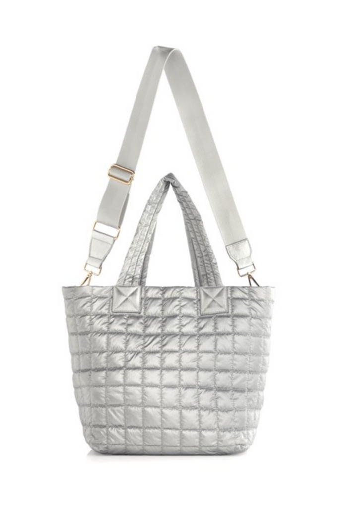 Logan Tote-Silver-Bags & Wallets-SHIRALEAH-Usher & Co - Women's Boutique Located in Atoka, OK and Durant, OK